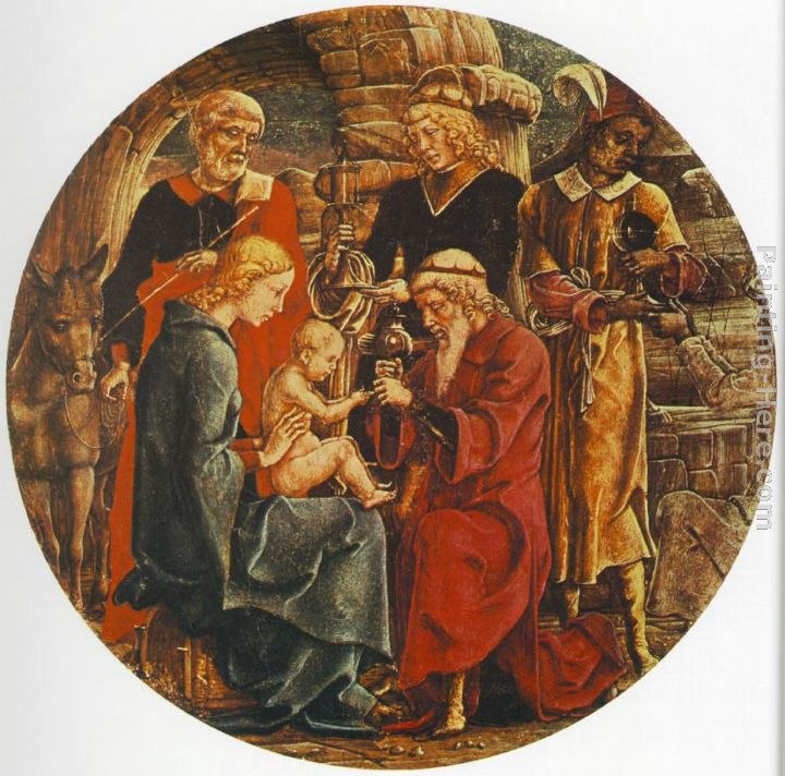 Cosme Tura Adoration of the Magi (from the predella of the Roverella Polyptych)